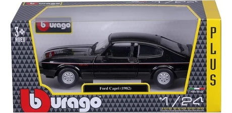 Bburago 1:24 Ford Capri 1600 GT 1982 Negro 18-21093