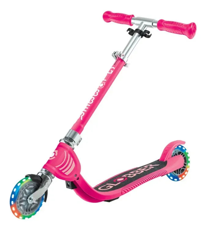 Globber Monopatin Flow Foldable Junior Lights Fucsia 870-102