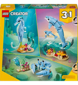 Lego Creator 3 en 1: Animales Marinos Hermosos Delfines 31385