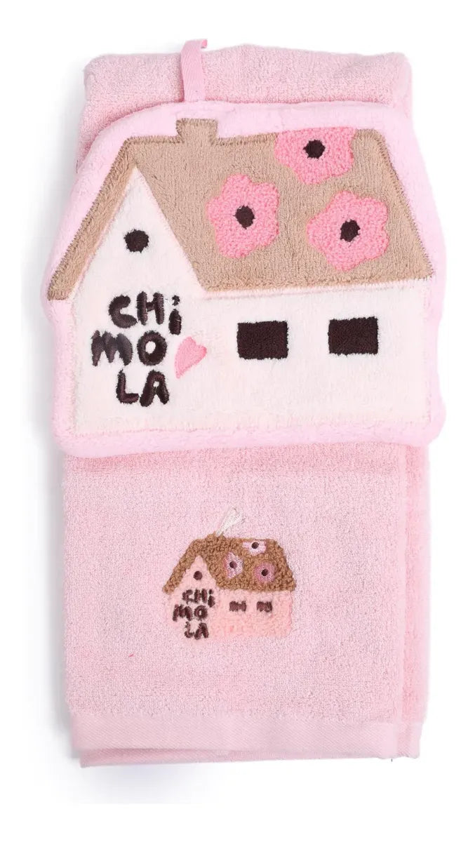 Chimola Set De 2 Toallas Home Pink TX42