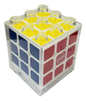 Display Cubo Rubik 3x3cm Con Borde Blanco FL618