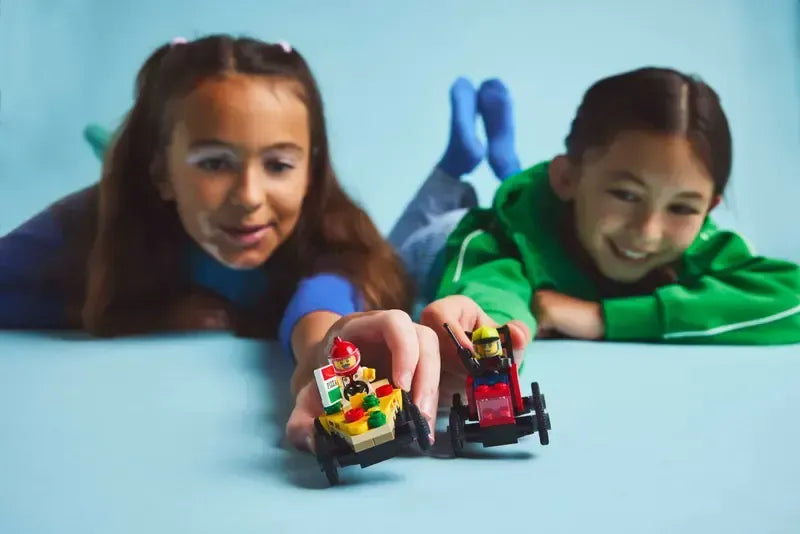 LEGO City Pack Carreras: Pizza vs Camion de Bomberos 60458