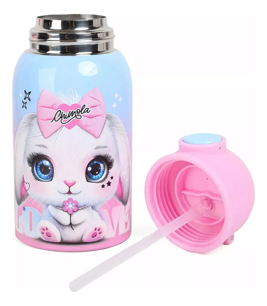 Chimola Botella termica con estuche de 450ml Bunny BZ06