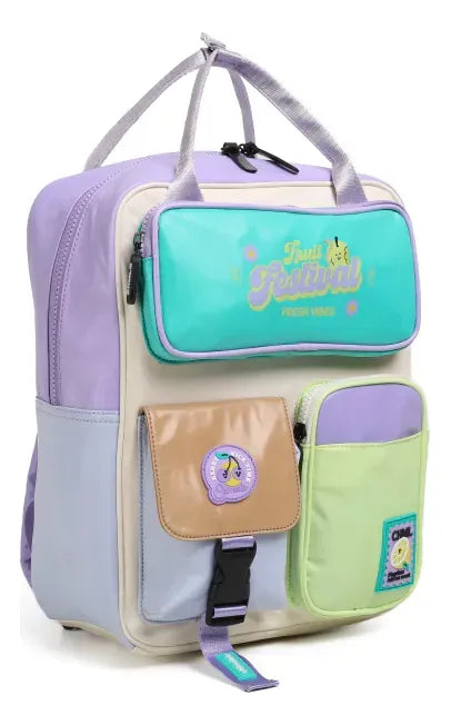 Mochila Fruit Festival light Purple M213