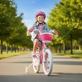 Bicicleta Infantil Royal Baby Star Girl Rosa R16 Rb16g-1