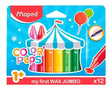 Maped Ceras Grases Color Peps x12 Jumbo 861311