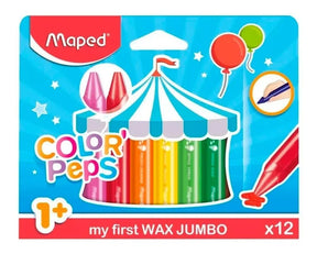 Maped Ceras Grases Color Peps x12 Jumbo 861311