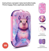 Skora Cartuchera 1 Piso Think Happy Pets Capibara 43157