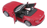Bburago 1:24 Fiat 124 Spider Rojo Metalizado 18-21083