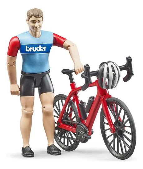 Bruder Bworld Bicicleta con ciclista BRU63110