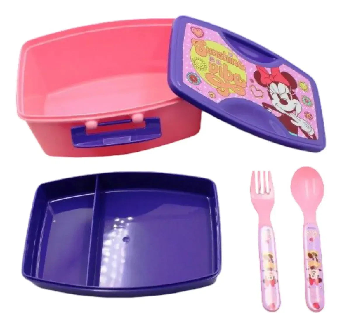 Lunch Box Con Cubiertos Minnie 01MINNIE057