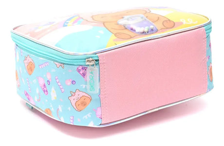 Lunchera termoformada con correa Petit Capibara Unicornio 25x20x10cm 43085
