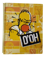 Mooving Cuaderno Universitario Simpsons Rayado 1208196