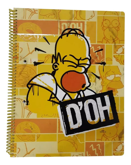 Mooving Cuaderno Universitario Simpsons Rayado 1208196