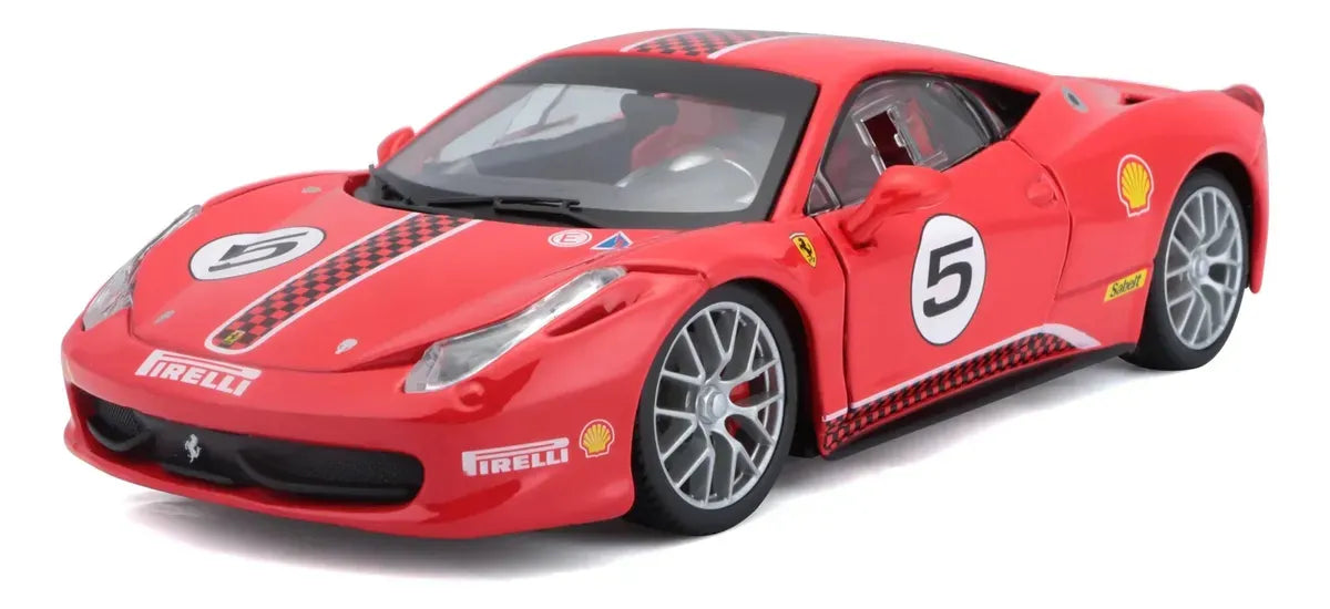 Bburago 1:24 Ferrari 458 Challenge Rojo 18-26302