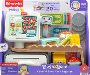 Fisher Price Ríe y Aprende Caja registradora electrónica JGX01