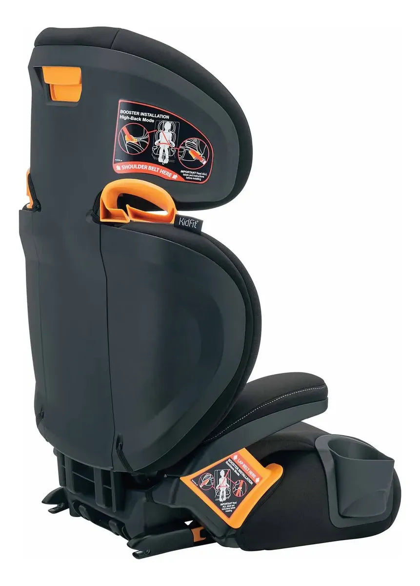 Chicco Asiento KidFit ClearTex Plus 2 en 1 Obsidiana 08079627240070