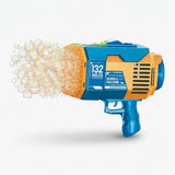 Pistola Burbujero Recargable Automática Con Luces Kb1280 Azul Shine