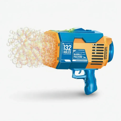 Pistola Burbujero Recargable Automática Con Luces Kb1280 Azul Shine