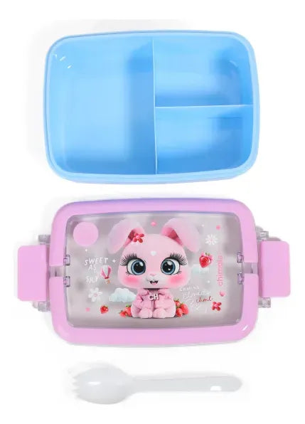 Chimola Lunch Box Set Bunny Bz143 Rosa
