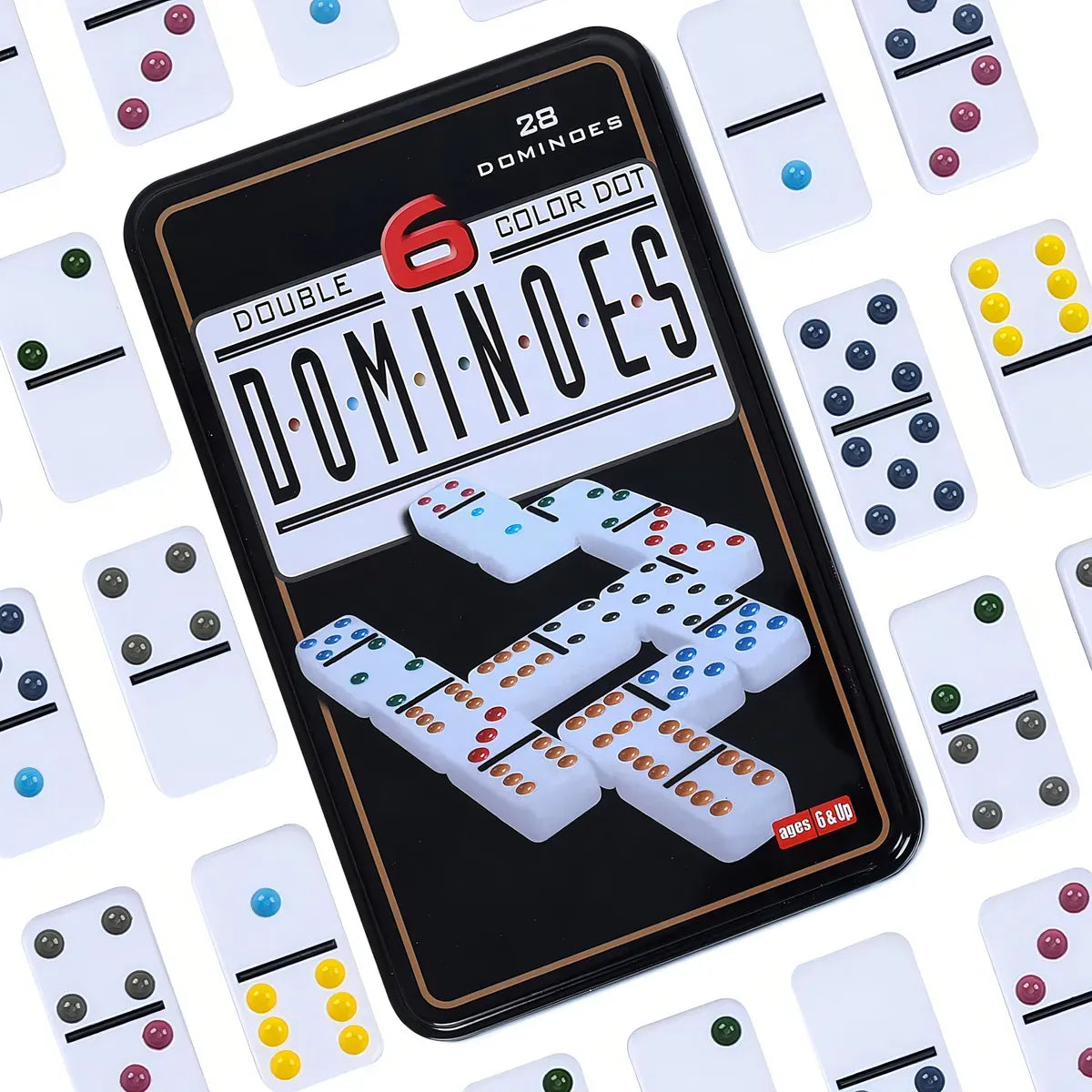 Set Domino De Colores 28 Pzs 56016