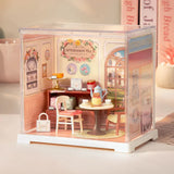 Robotime Rolife Puzzle 3d Salón De Te Serie De Tienda Dws02b