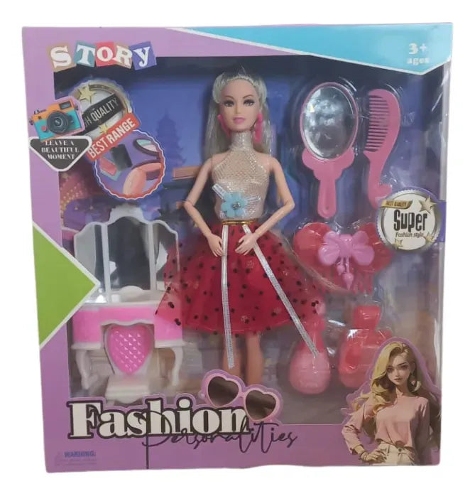 Muñeca Articulada Fashion Personalities Surtida Pz005