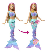Barbie Muñeca Sirena Magica De Flores Jdm72 Mattel