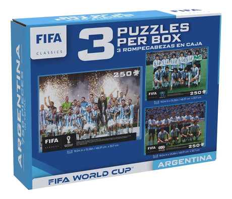 Rompecabezas Puzzle X3 Argentina 250pzs Fifa Fwc-0012-01