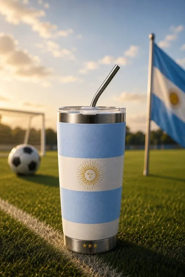 Vaso Térmico Bandera Argentina 600ml Cla1241