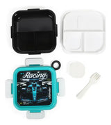 Chimola Lunch Box Racing Car Bz135 Turquesa