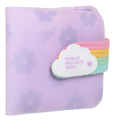 Chimola Billetera Soft Rainbow Light Purple B254