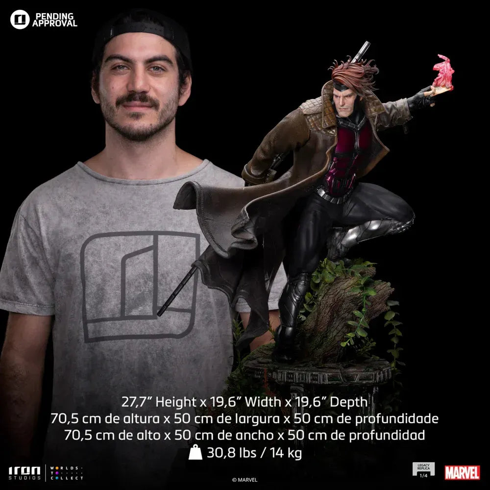 Iron Studios Gambit X-Men-Legacy Replica 1/4 MARCAS103224-14
