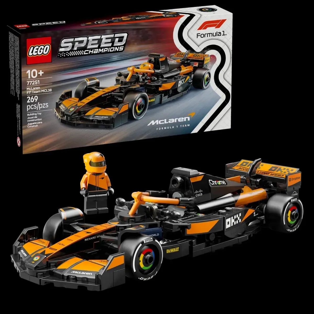 LEGO Speed Champions Coche de Carreras McLaren F1 77251