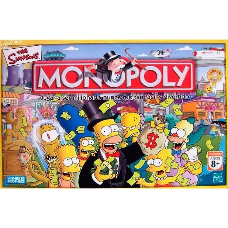 Juego De Mesa Monopoly Los Simpsons 9770 Hasbro