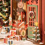 Robotime Rolife Puzzle 3d Christmas Street Book Nook Tgc06