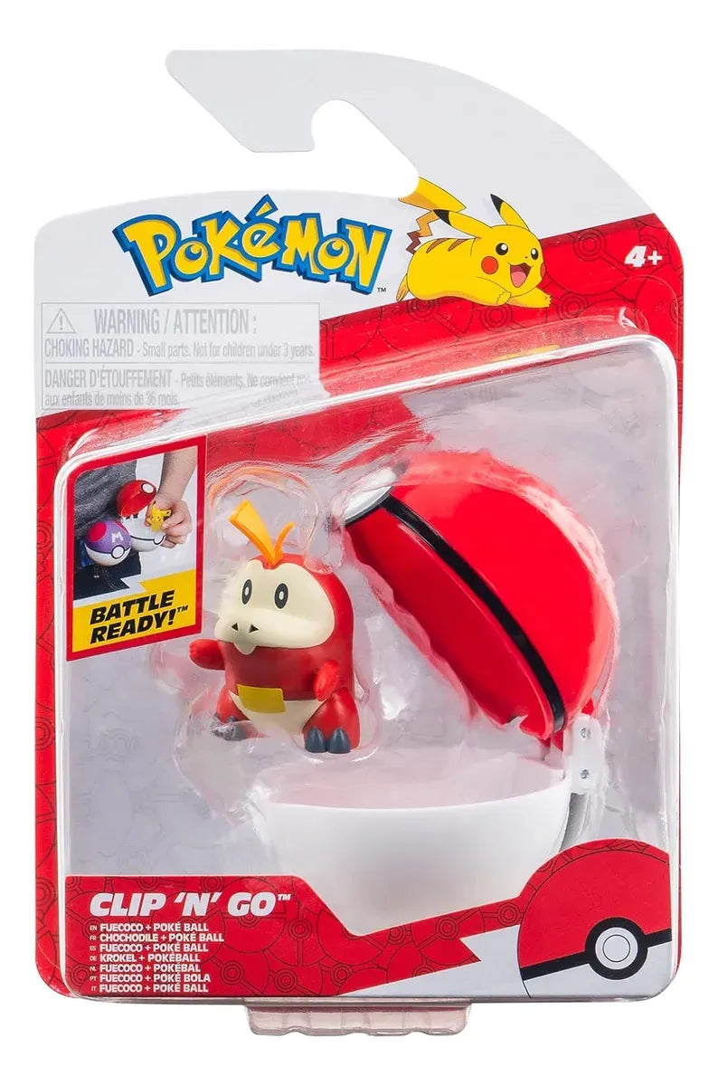 Pokémon Figura 6cm + Pokebola Clip N Go 95057