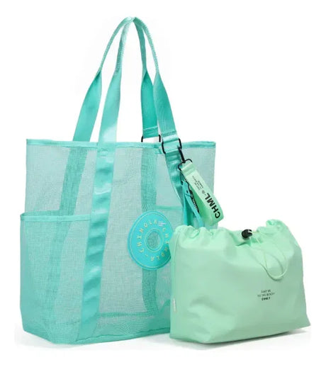 Chimola Bolso De Playa Fiorella Mint BP134
