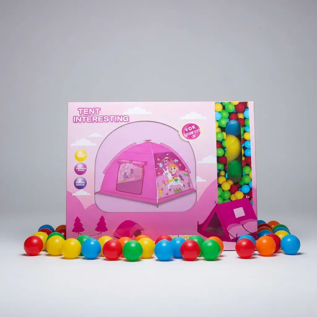 Carpa De Juegos Infantil Iglú + 6 Pelotas 3104767 Shine Rosa