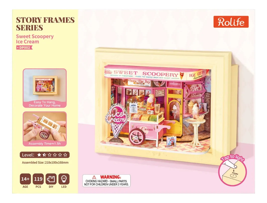 Robotime Rolife Sweet Scoopery Ice Cream DP002