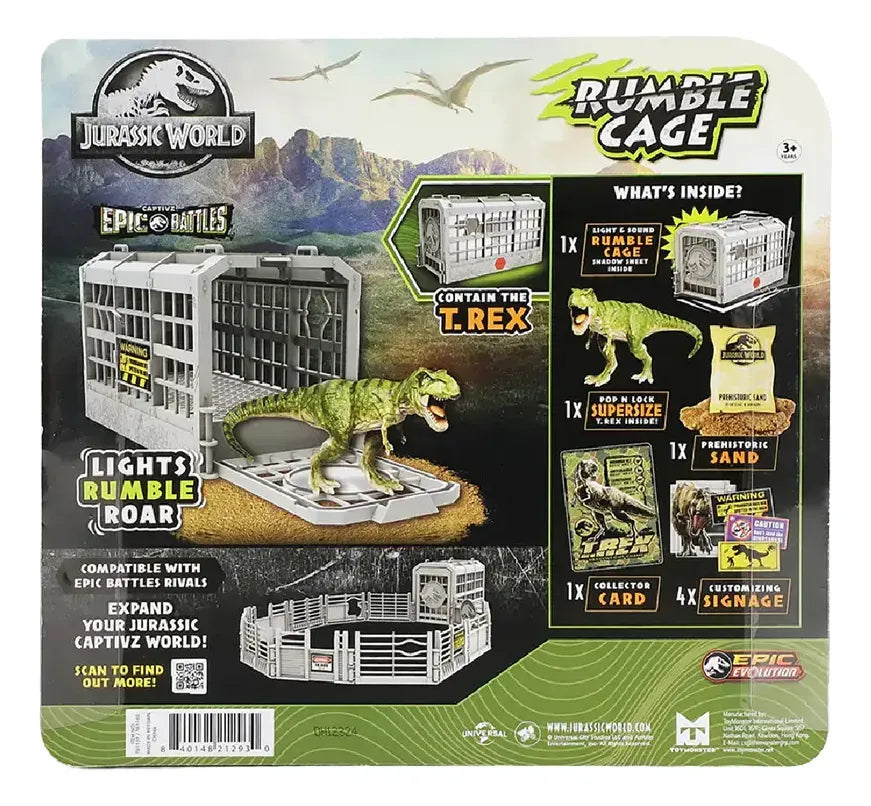 Jurassic World Rumble Cage T01160