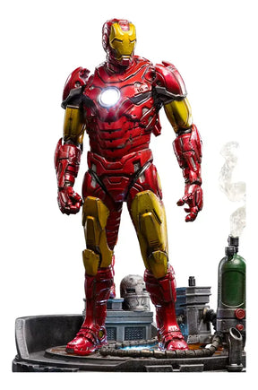 Iron Studios Iron Man Unleashed Deluxe - Marvel Comics Scale 1/10 MARCAS94423-10