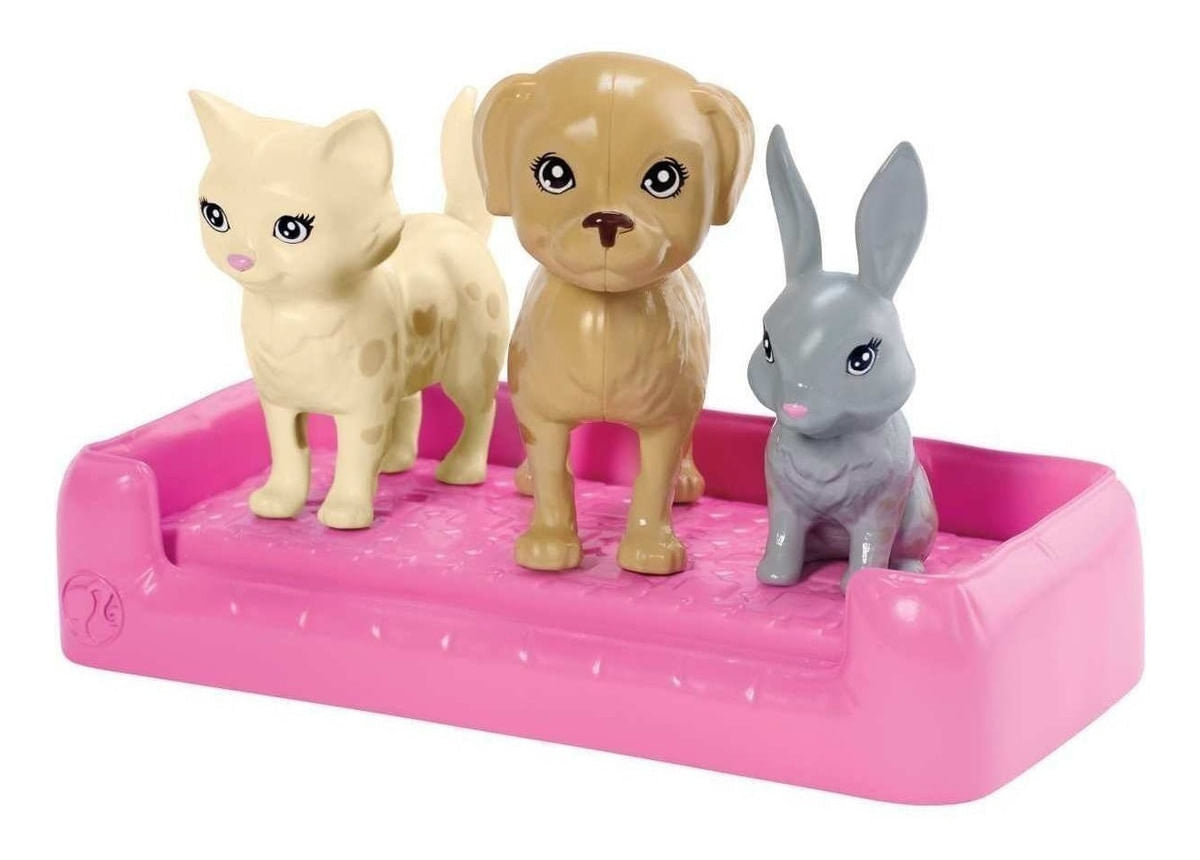Muñeca Barbie Baño De Mascotas Fxh11 Mattel