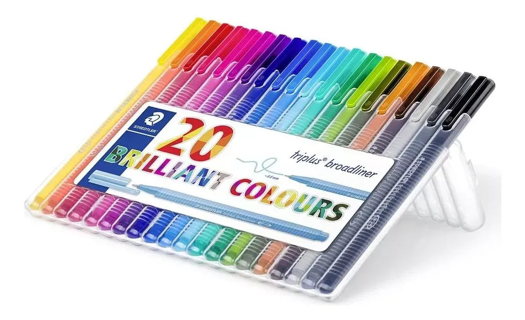Staedtler Marcadores con punta de 0,3mm en estuche de 20 unidades MST334