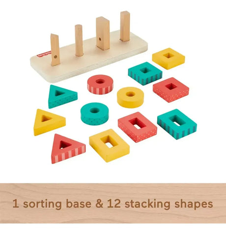 Fisher Price Wooden Shape Stacker HXV05