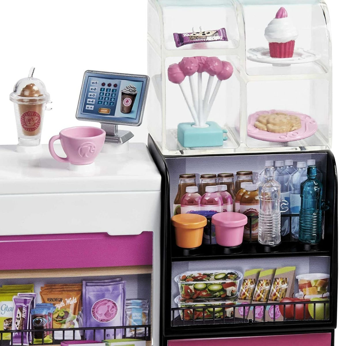 Muñeca Barbie Cafetería Con Accesorios Gmw03 Mattel