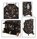 Gremond Mochila con carro negra con fueguitos 5051500054