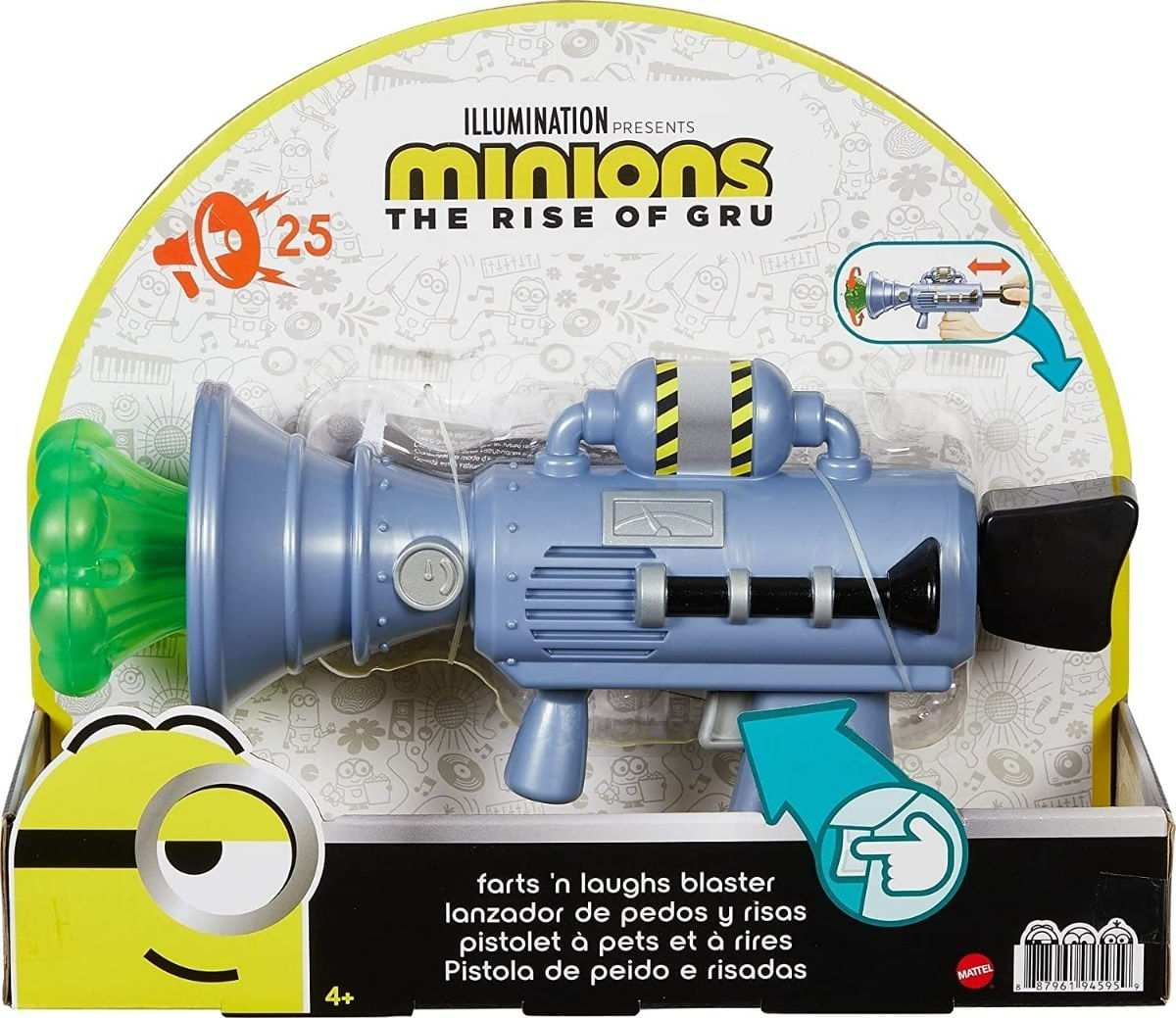 Minions Lanzador De Risas Y Pedos 25 Sonidos Gwr67 Mattel