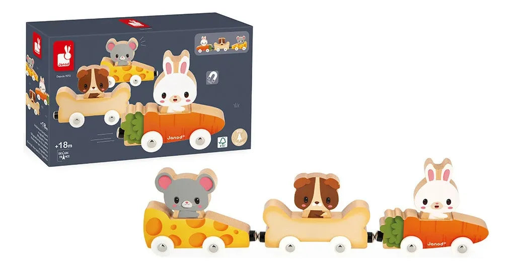 Janod Granja Animales Mascotas Magnéticas J03315
