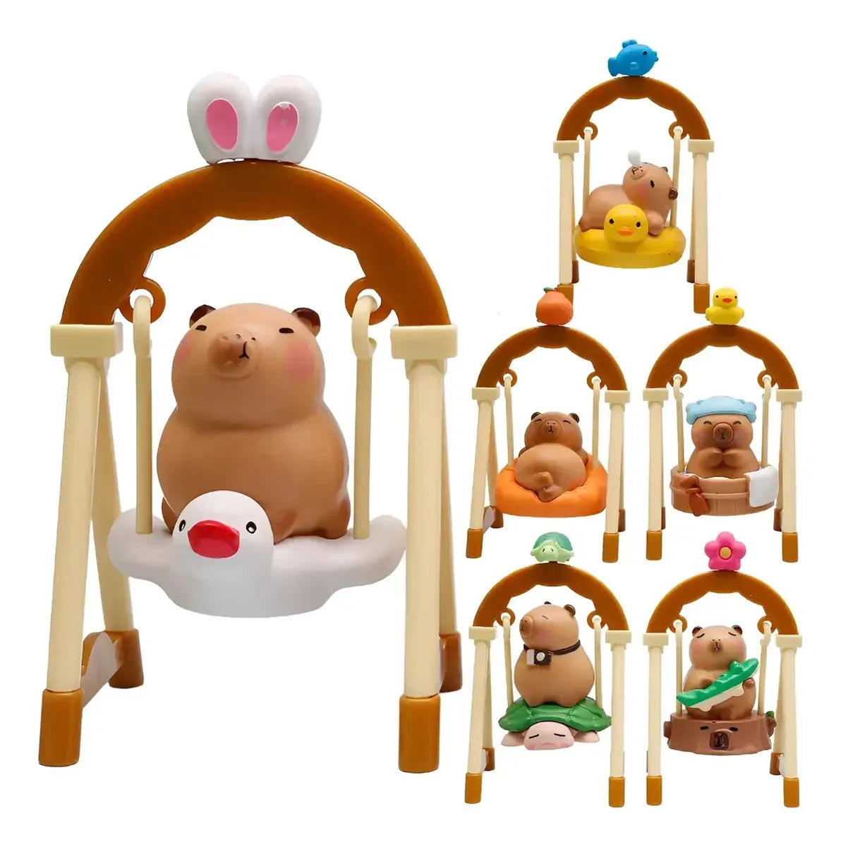 Capibara C/Hamaca Figura Coleccionable Sorpresa KL299